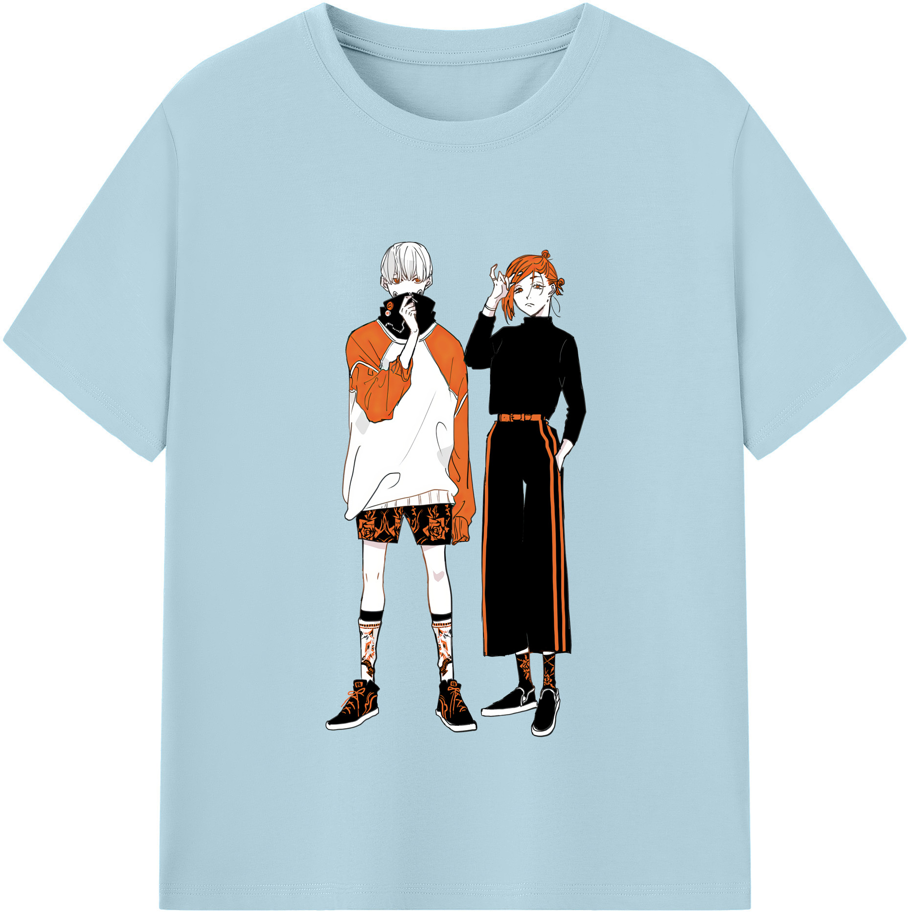 （画像用） 呪術廻戦 Jujutsu Kaisen 綿100％半袖Tシャツ（フロントプリント）